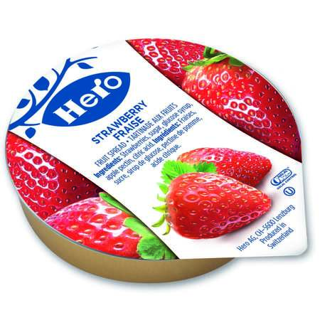Strawberry Fruit Spread Portions, PK216 -  HERO, 303.369